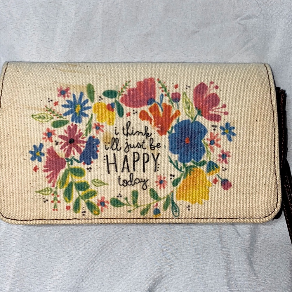 I think I’ll just be happy today hand bag